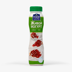 Йогурт питьевой Food Master Живой Гранат 1% 280 гр
