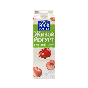 Йогурт питьевой Food Master 900 г Вишня