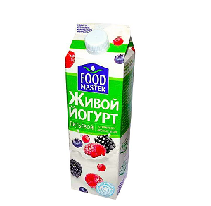 Йогурт питьевой Food Master 900 г Лесные Ягоды