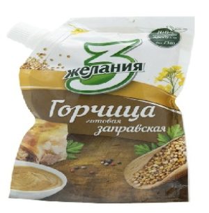 Горчица 3 желания Заправская 140 г
