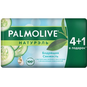 Мыло туалетное Palmolive 4+1 Бодрящая Свежесть 5×70 г