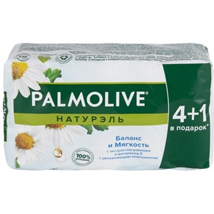 Мыло туалетное Palmolive Баланс и Мягкость 5×70 г