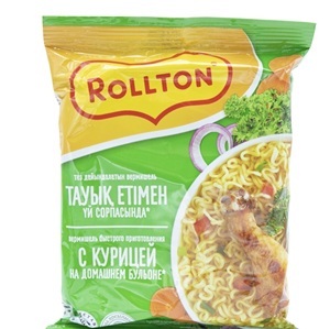 Роллтон вермишель с курицей на домашнем бульоне 60 г