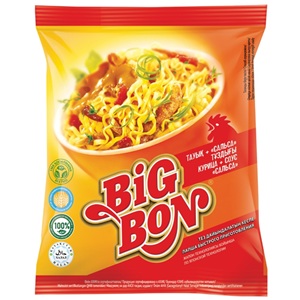 Big Bon лапша курица/сальса 75гр