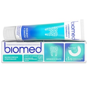 Зубная паста Biomed Молекулярное отбеливание лесная мята 65 г