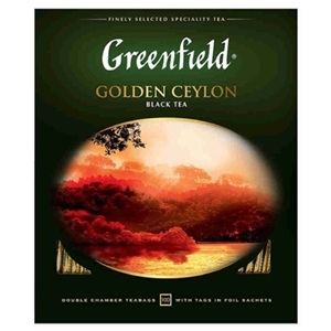 Чай Greenfield черный 100 пакетиков