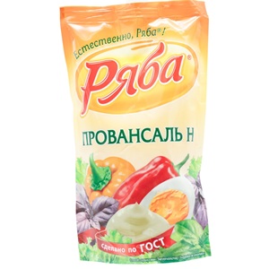 Майонезный соус Ряба провансаль 40% 400 г