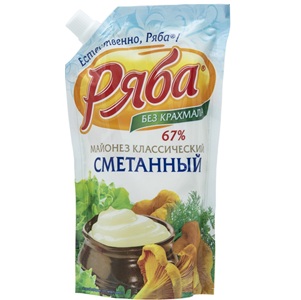 Майонез Ряба сметанный 67% 350 г