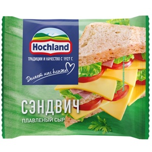 Сыр Hochland плавленый сэндвич 45% 150 г