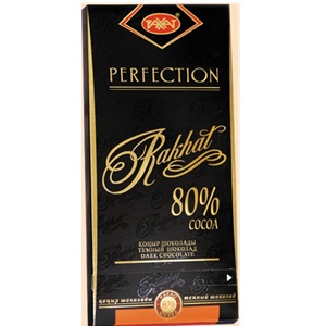 Рахат шоколадная плитка темный Perfection 80% какао 100 г