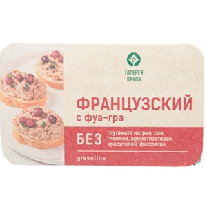 Паштет Галерея вкуса паштет с фуа-гра французский 146 гр