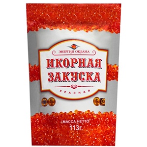 Икорная закуска Энергия океана икра красная морские водоросли 113 г