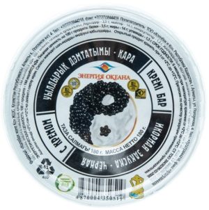 Икорная закуска Энергия океана икра черная с кремом 180 г