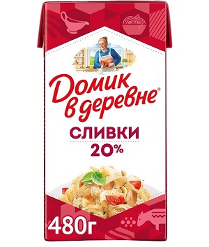 Домик в деревне сливки 20% 480 г
