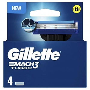 Gillette Mach 3 Turbo сменные кассеты 4 шт