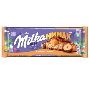 Milka MMMAX Wholenut Caramel шоколадная плитка молочный 300 г