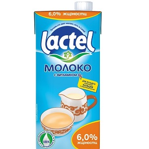 Lactel молоко 6% 1000 мл