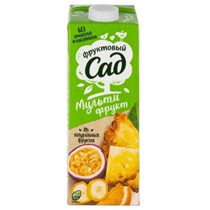 Напиток Фруктовый сад нектар мультифрукт 0.95 л