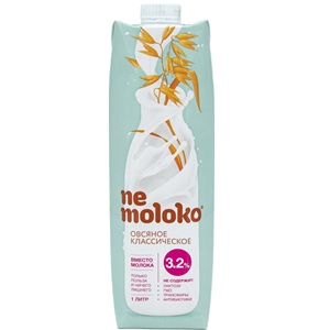 Молоко Nemoloko  овсяное классическое  3.2% 1 л