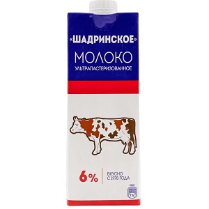 Шадринское молоко 6% 950 мл