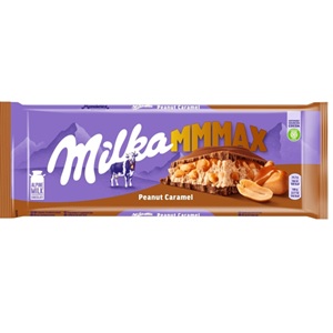 Milka MMMAX Peanut Caramel шоколадная плитка молочный 276 г