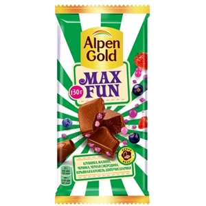 Max Fun взрывная карамель, шипучие шарики  130 гр