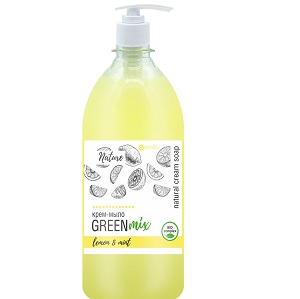 Жидкое мыло Aromika Green mix Лимон и мята 530 мл