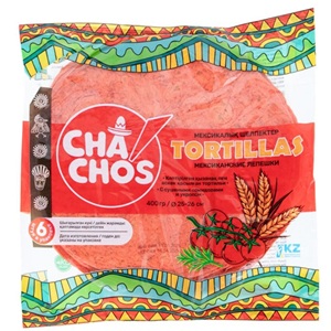 Chachos тортилья с помидорами и укропом 400 г