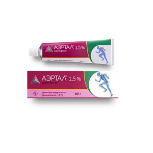 Аэртал 1,5% крем 60 г