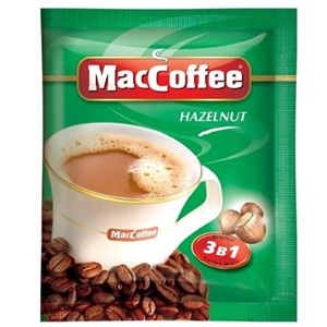 Кофе растворимый MacCoffee Лесной орех порошковый 18 г