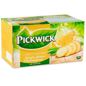 Чай Pickwick Fruit Fusion травяной, кусочки фруктов имбирь-лемонграсс 25 пак