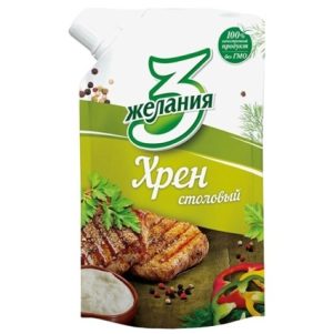 3 желания хрен столовый острый 140 г