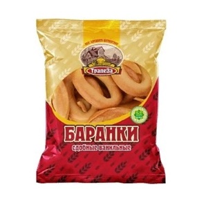 Трапеза баранки Сдобные ванильные 400 г