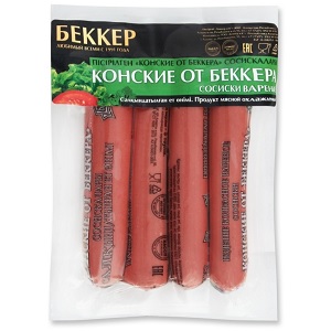 Беккер и К сосиски конские 340 г