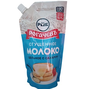 Сгущенное молоко с сахаром Рогачевъ 8.5% 650гр