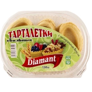 Тарталетки Diamant песочные 130 г