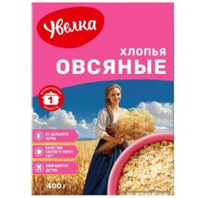 Увелка хлопья овсяные моментальные 400 г