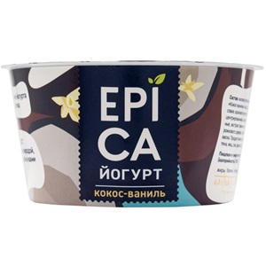 Йогурт EPICA кокос-ваниль 6.3% 130 г