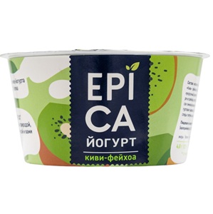 Йогурт EPICA Basic киви, фейхоа 4.8% 130 г