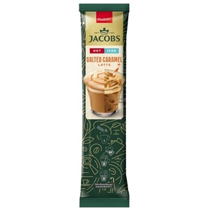 Кофе растворимый Jacobs 3 в 1 соленая карамель порошковый 21.3 г 1шт
