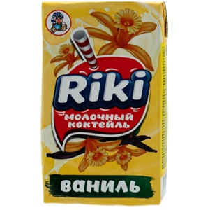 Riki молочный коктейль ваниль 250 г