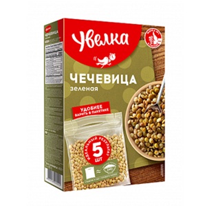 Увелка чечевица зеленая