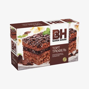 Торт Baker House трюфель, бисквитный 350 г