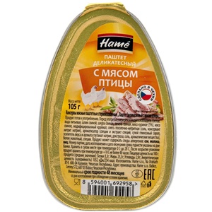 Паштет Hame с мясом птицы 105 г