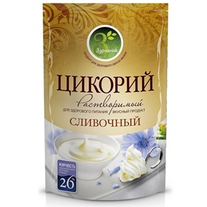 Цикорий Здравник Сливочный растворимый 26% 85 г