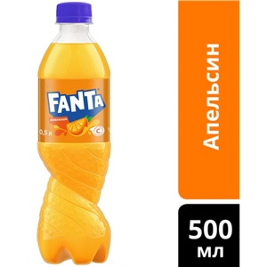 Напиток Fanta газированный апельсин 0.5 л
