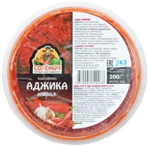 Солёныч соус аджика острый 200 г
