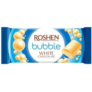 ROSHEN Bubble White шоколадная плитка белый 80 г