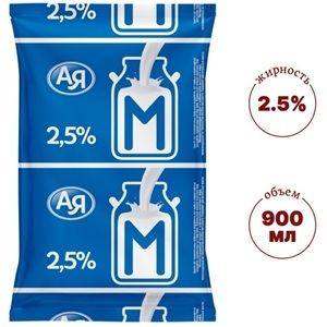 АЯ молокосодержащий продукт 2.5% 900 мл