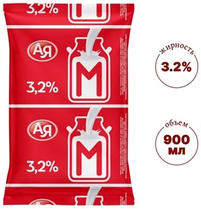 АЯ молокосодержащий продукт 3.2% 900 мл